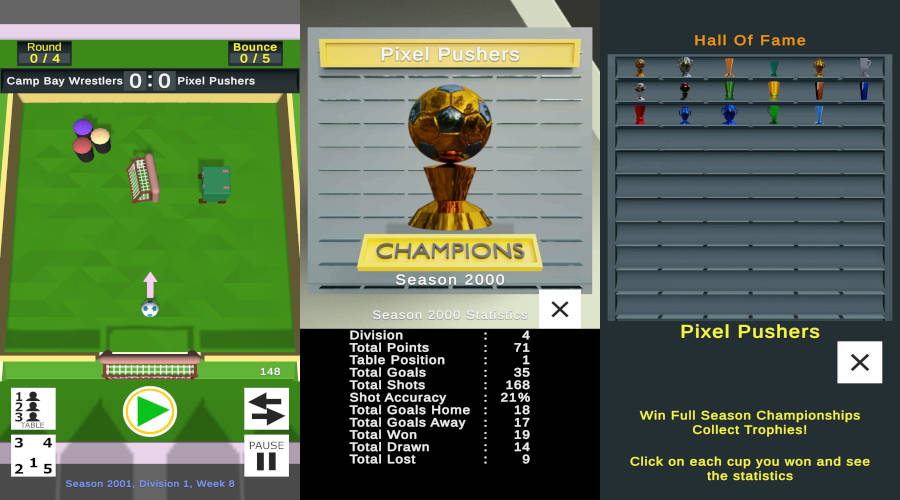Football City Goal Shots Puzzle game screenshot 2